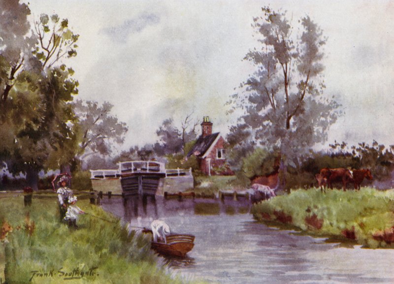 Norfolk Broads: Chiusa di Coltishall da Frank Southgate