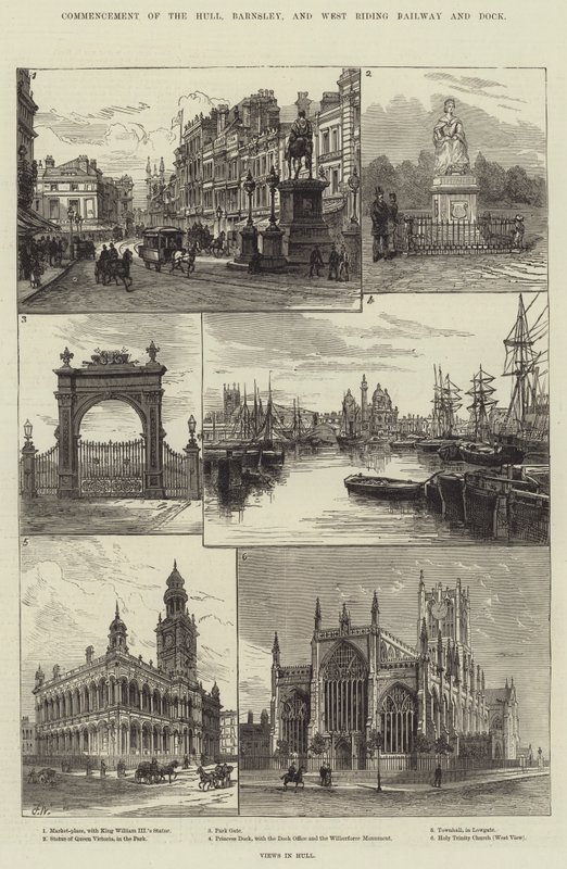 Inizio della Hull, Barnsley, e West Riding Railway and Dock da Frank Watkins