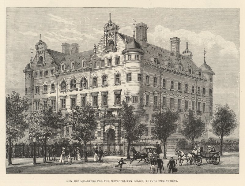 Nuova sede della Polizia Metropolitana, Thames Embankment da Frank Watkins