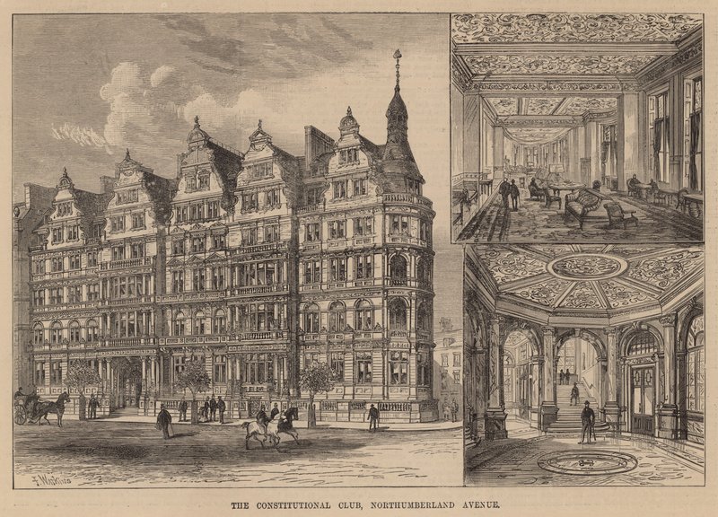 Il Constitutional Club, Northumberland Avenue da Frank Watkins