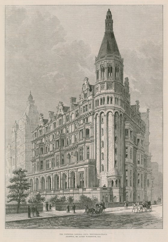 Il National Liberal Club, Whitehall Place da Frank Watkins