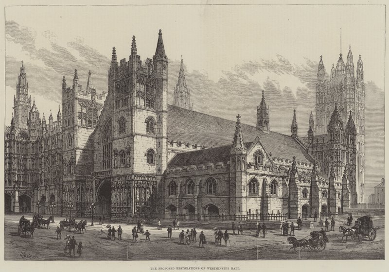 Le proposte di restauro della Westminster Hall da Frank Watkins