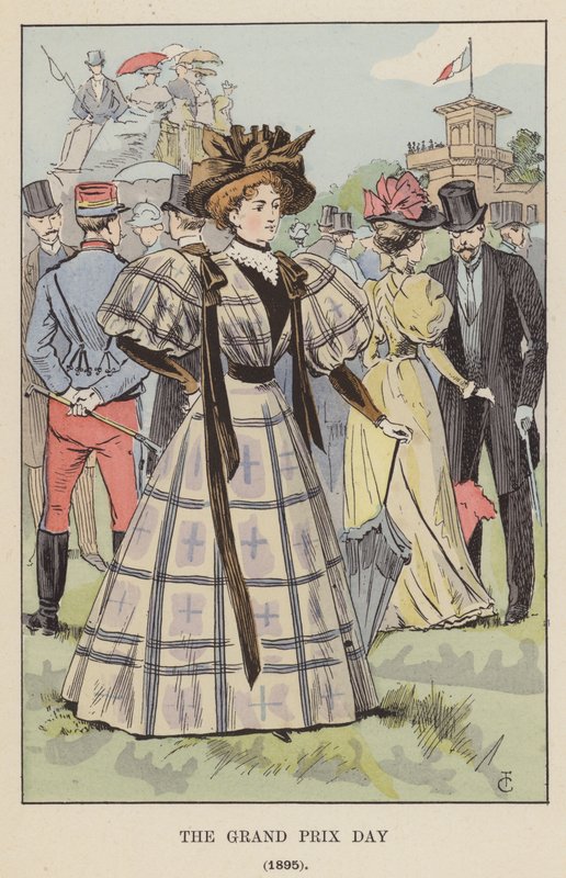 Il giorno del Grand Prix, 1895 da François Courboin
