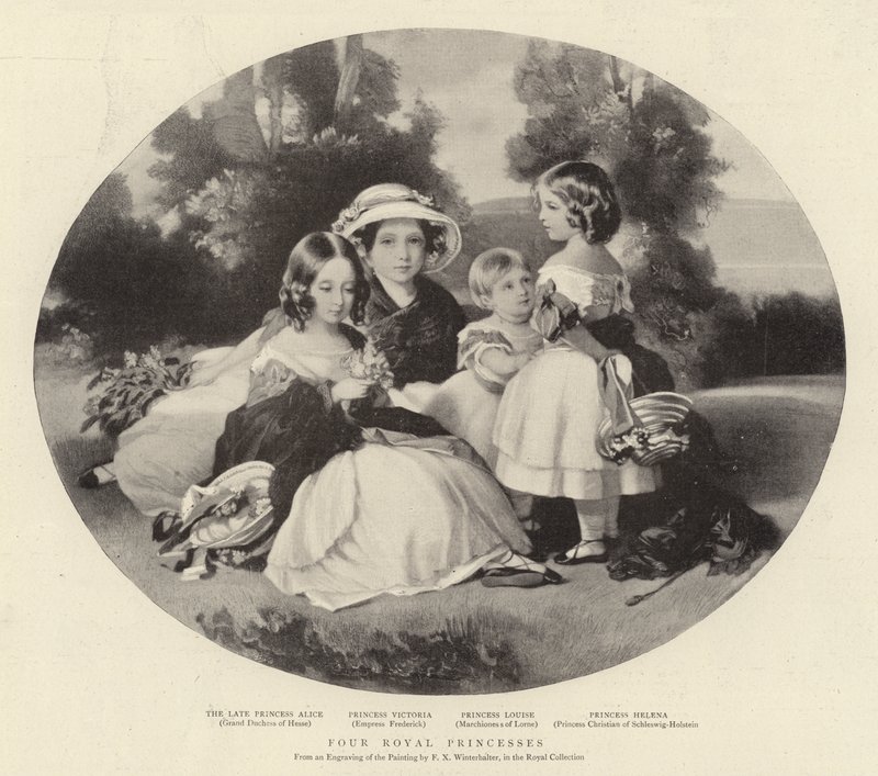 Quattro principesse reali da Franz Xaver Winterhalter