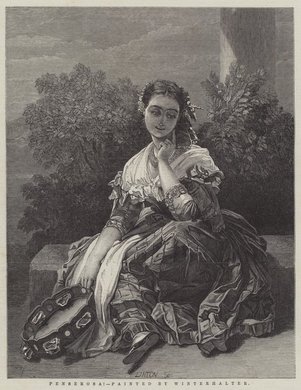 Penserosa! da Franz Xaver Winterhalter