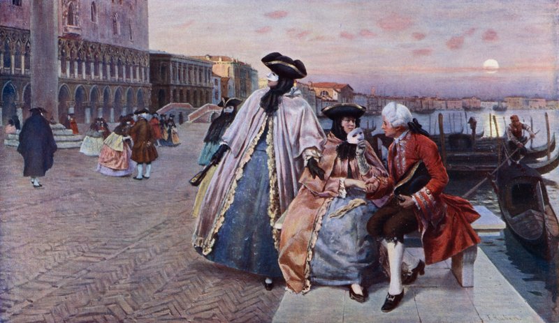 Dopo il ballo, Venezia da Franz Leo Ruben