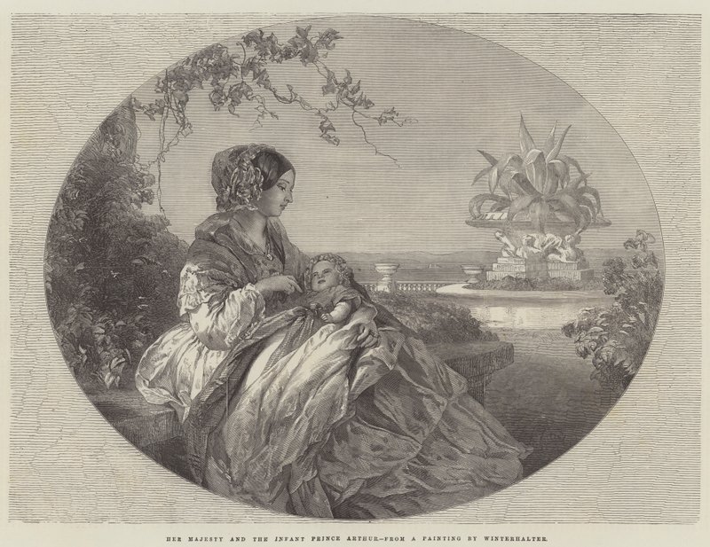 Sua Maestà e il Principe Infante Arturo da Franz Xaver Winterhalter