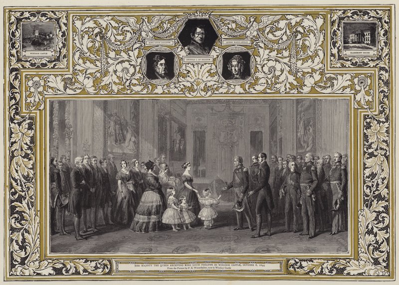 Sua Maestà la Regina che riceve il re Luigi Filippo al Castello di Windsor, 8 ottobre 1844 da Franz Xaver Winterhalter