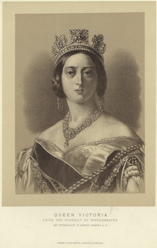 Ritratto della Regina Vittoria da Franz Xaver Winterhalter
