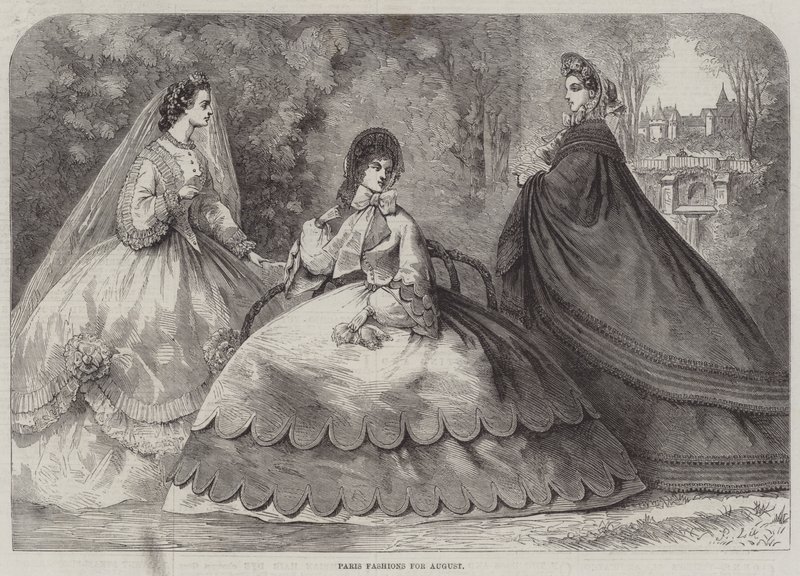 Mode parigine per agosto da Frederic Theodore Lix