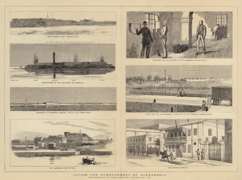 Prima del bombardamento di Alessandria da Frederic Villiers