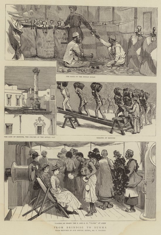 Da Brindisi a Birmania da Frederic Villiers