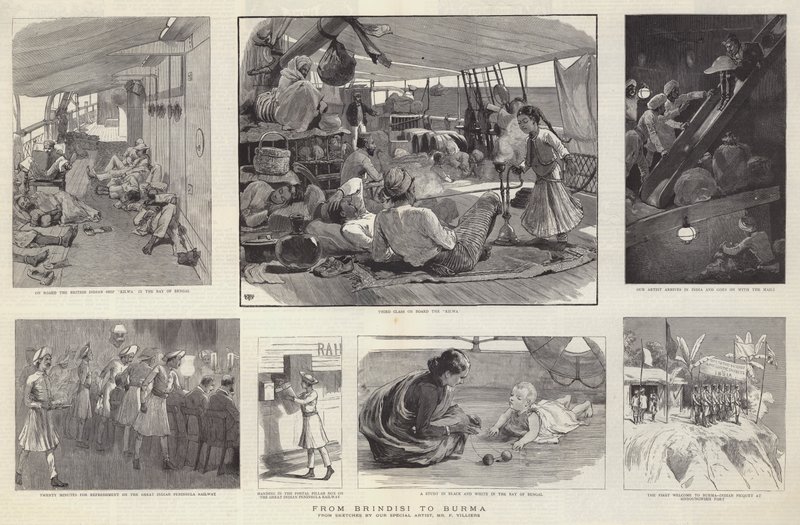 Da Brindisi a Burma da Frederic Villiers