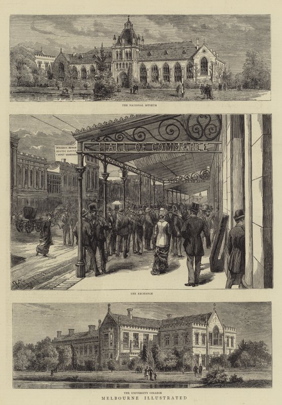 Melbourne Illustrata da Frederic Villiers