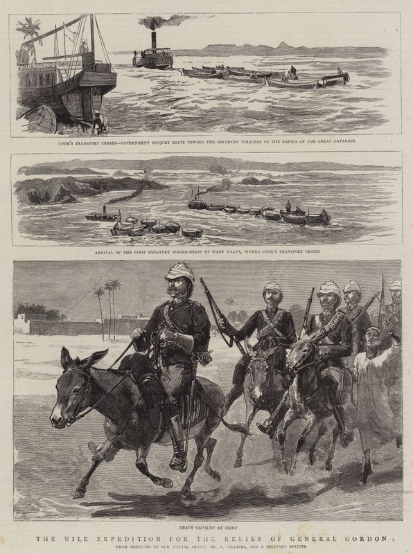 La spedizione del Nilo per il soccorso del generale Gordon da Frederic Villiers