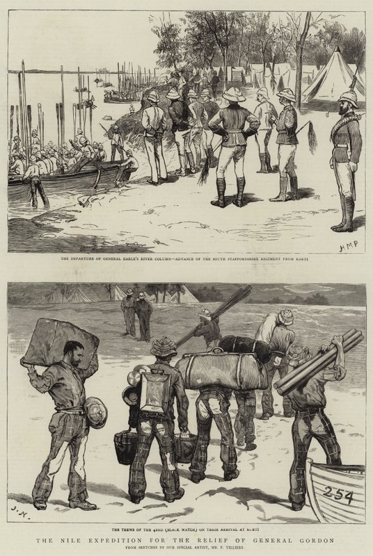 La spedizione del Nilo per il soccorso del Generale Gordon da Frederic Villiers