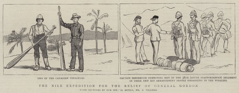 La Spedizione del Nilo per il Soccorso del Generale Gordon da Frederic Villiers