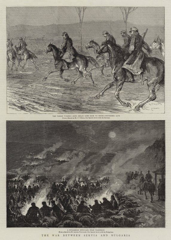 La guerra tra Serbia e Bulgaria da Frederic Villiers