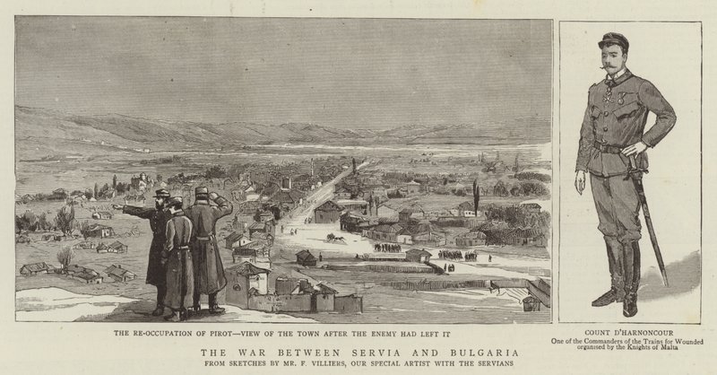La Guerra tra Serbia e Bulgaria da Frederic Villiers