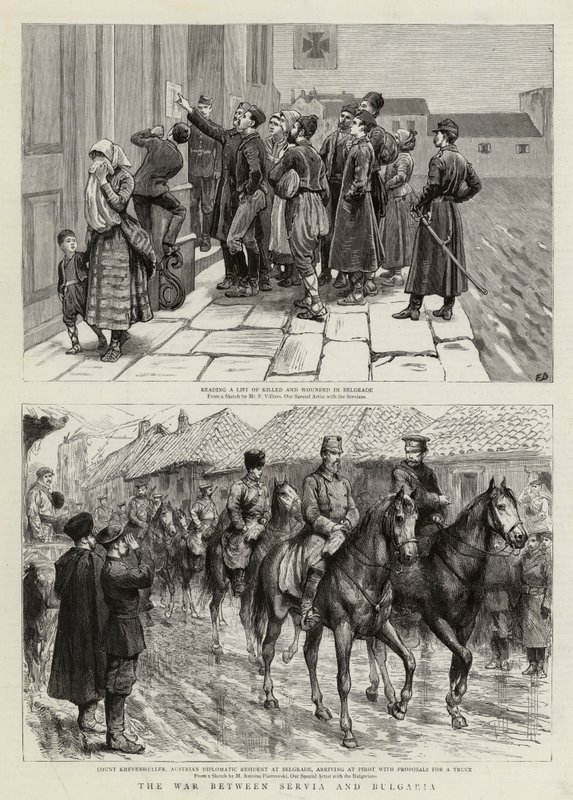 La Guerra tra Serbia e Bulgaria da Frederic Villiers