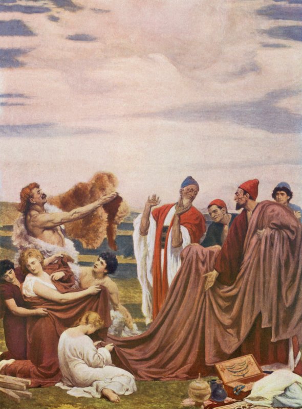 Commercianti fenici sulla costa della Gran Bretagna da Frederic (after) Leighton
