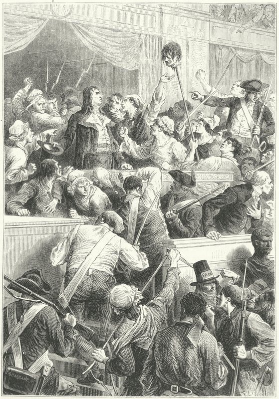 Insurrezione del 1 Prairial Anno III, Parigi, 20 maggio 1795 da Frederic Theodore (after) Lix