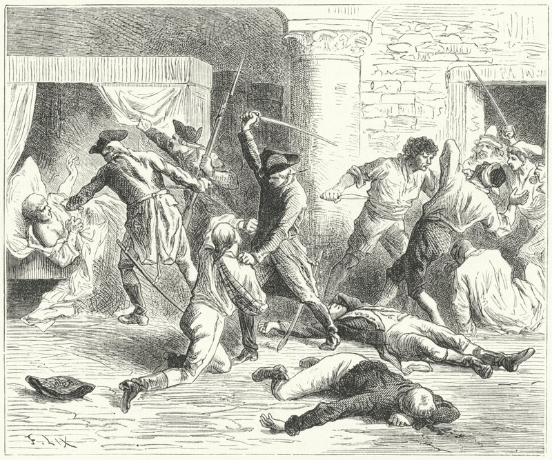 Massacro dei francesi a Verona da Frederic Theodore (after) Lix