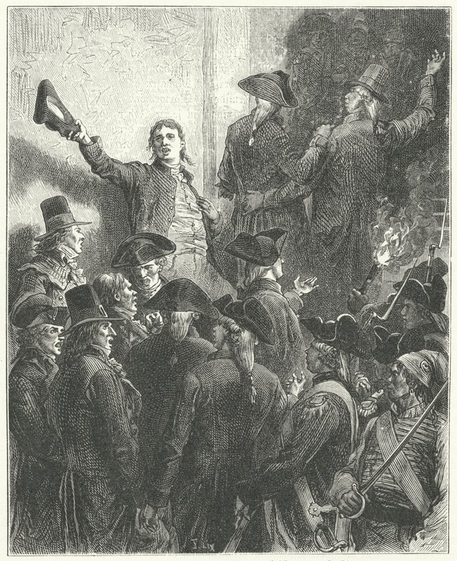 La caduta dei Girondini da Frederic Theodore (after) Lix