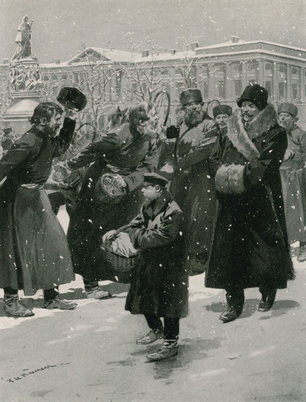 Cocchieri di Nevsky Prospect da Frederic de Haenen