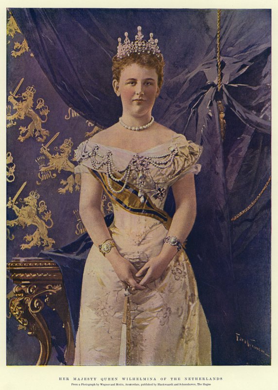 Sua Maestà la Regina Guglielmina dei Paesi Bassi da Frederic de Haenen