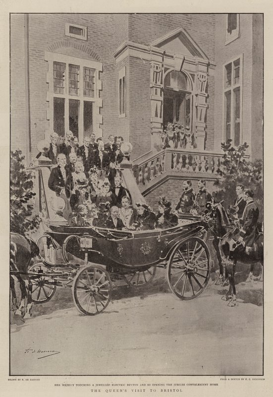 La visita della Regina a Bristol da Frederic de Haenen