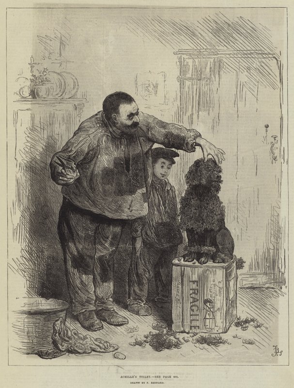 La toilette di Achille da Frederick Barnard
