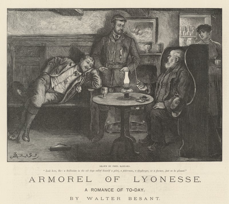 Armorel di Lyonesse, un romanzo di oggi, di Walter Besant da Frederick Barnard