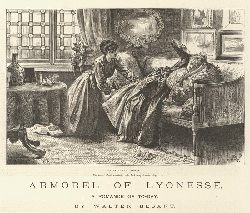 Armorel di Lyonesse, Una Romantica di Oggi, di Walter Besant da Frederick Barnard