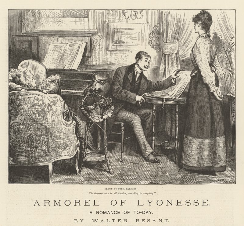 Armorel di Lyonesse, un romanzo di oggi, di Walter Besant da Frederick Barnard