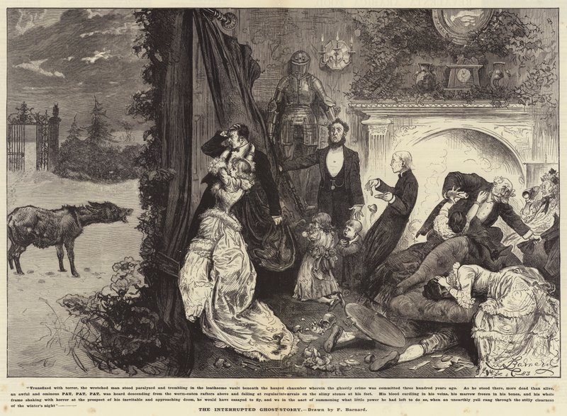 La storia di fantasmi interrotta da Frederick Barnard