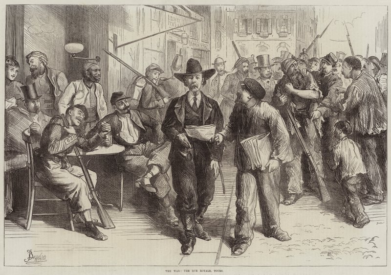 La guerra, la Rue Royale, Tours da Frederick Barnard