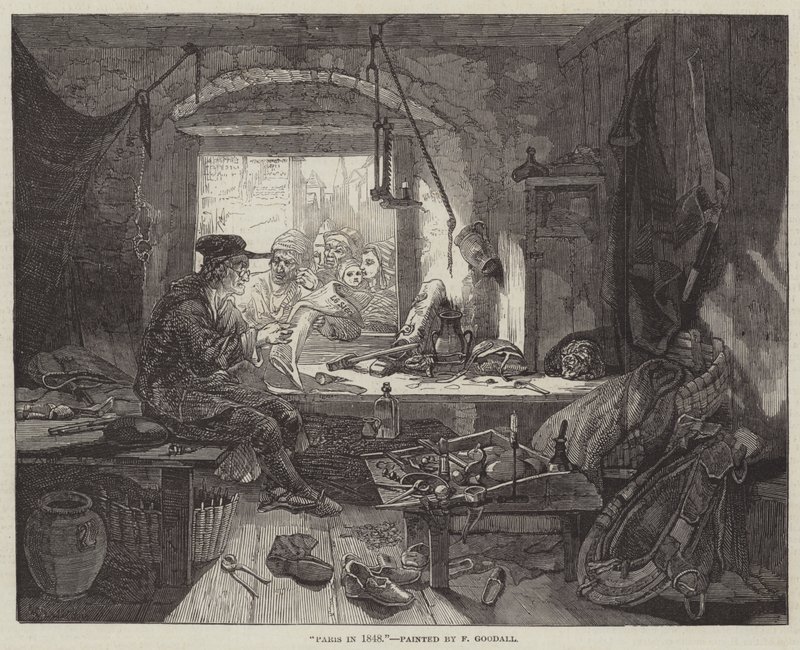 Parigi nel 1848 da Frederick Goodall