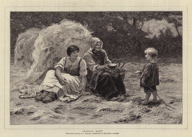 Riposo di mezzogiorno da Frederick Morgan
