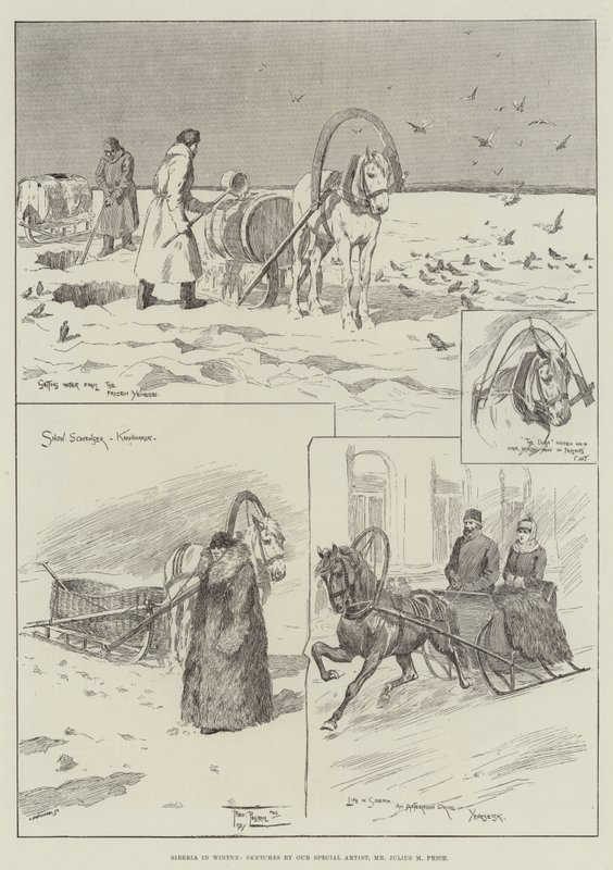 Siberia in inverno da Frederick Pegram