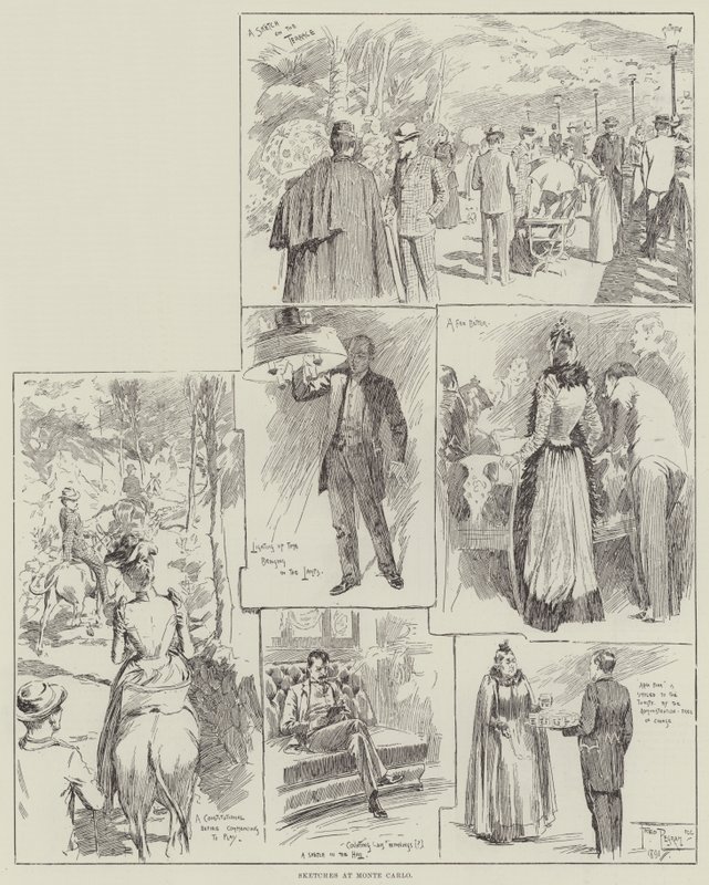 Schizzi a Monte Carlo da Frederick Pegram