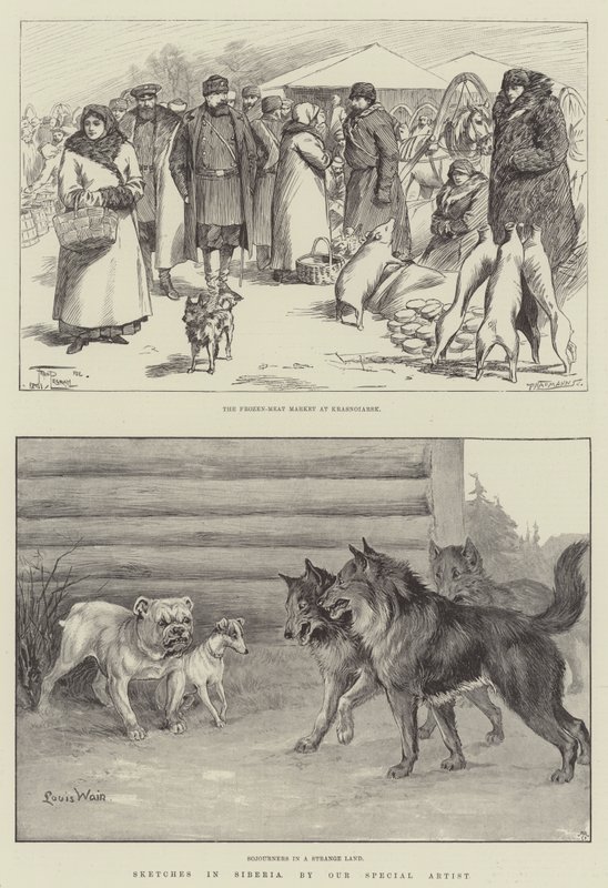 Schizzi in Siberia da Frederick Pegram