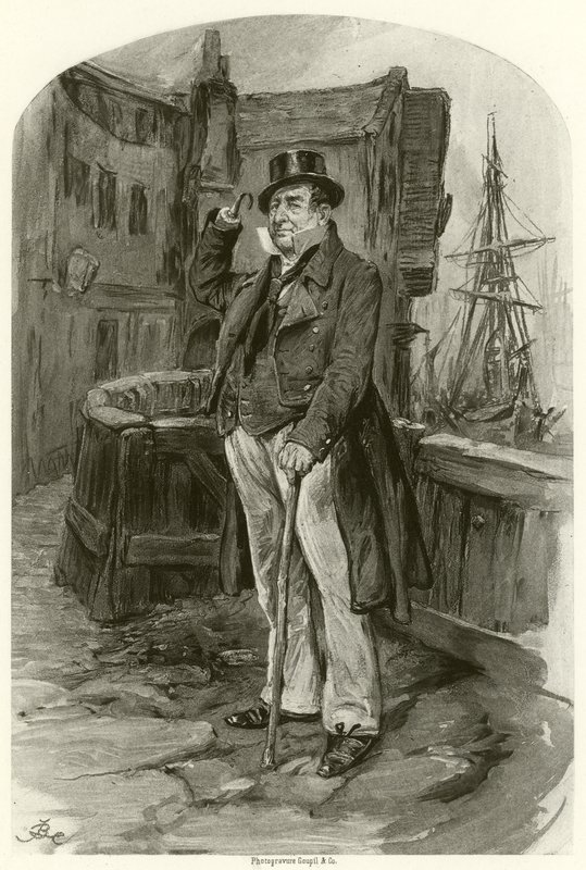 Capitano Cuttle da Frederick Barnard