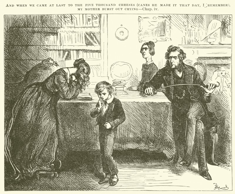 Illustrazione per David Copperfield da Frederick Barnard