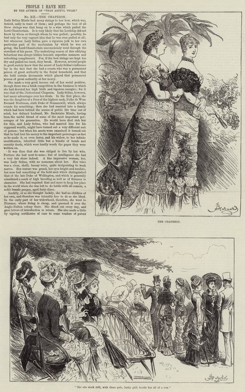 Persone che ho incontrato, il chaperon da Frederick Barnard