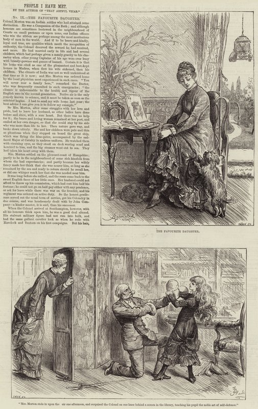Persone che ho incontrato, la figlia preferita da Frederick Barnard