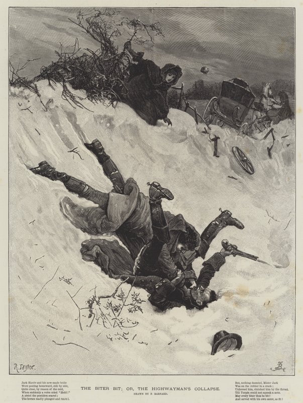 Il morso del biter; o, il crollo del bandito da Frederick Barnard