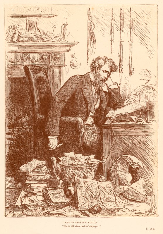 Il redattore del giornale da Frederick Barnard