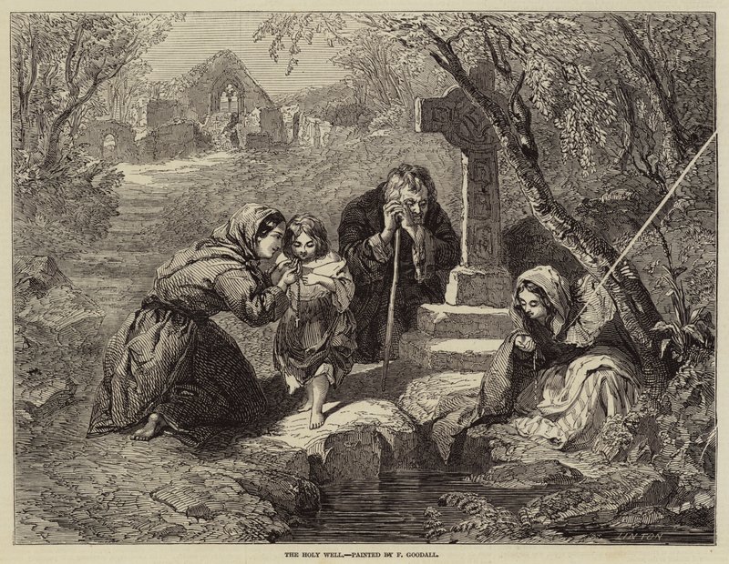 Il pozzo sacro da Frederick Goodall