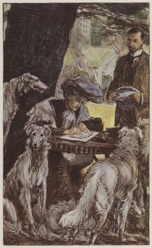 Illustrazione per They di Rudyard Kipling (litografia a colori) da Frederick Henry Townsend